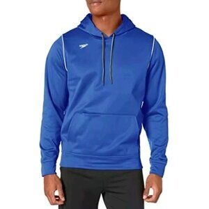 Speedo Hoodie Sweatshirt Mens Size XXL Blue Pullover Fleece Hoodie New